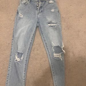 Light wash ripped pacsun jeans